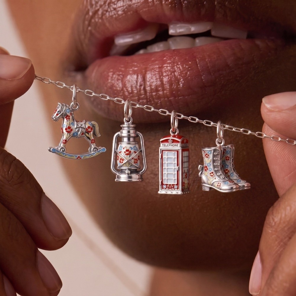 Cute Stainless Steel Cartoon P - Jewelry Making London recension och pris