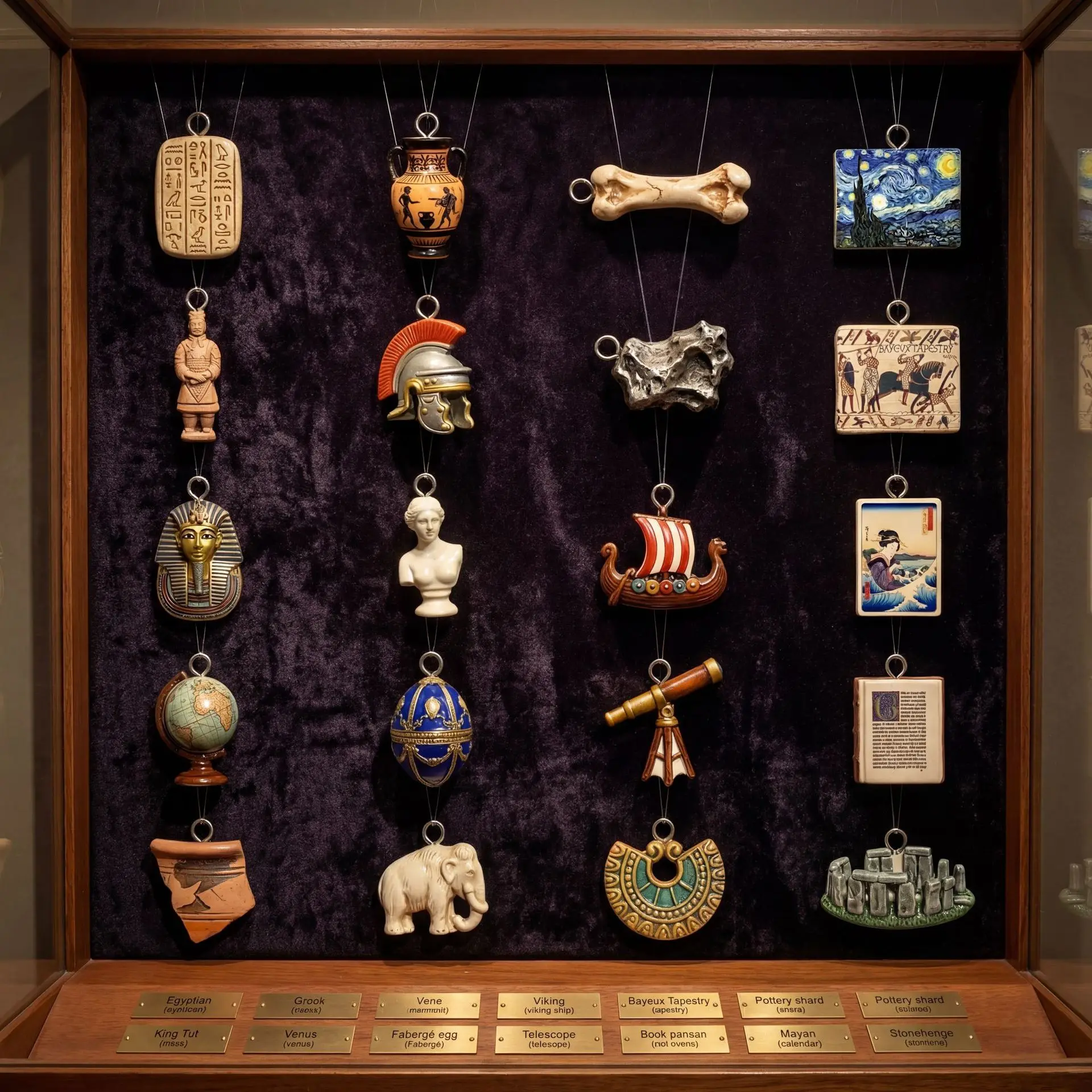 Mini Pendant Antique World His - Jewelry Making History recension och pris