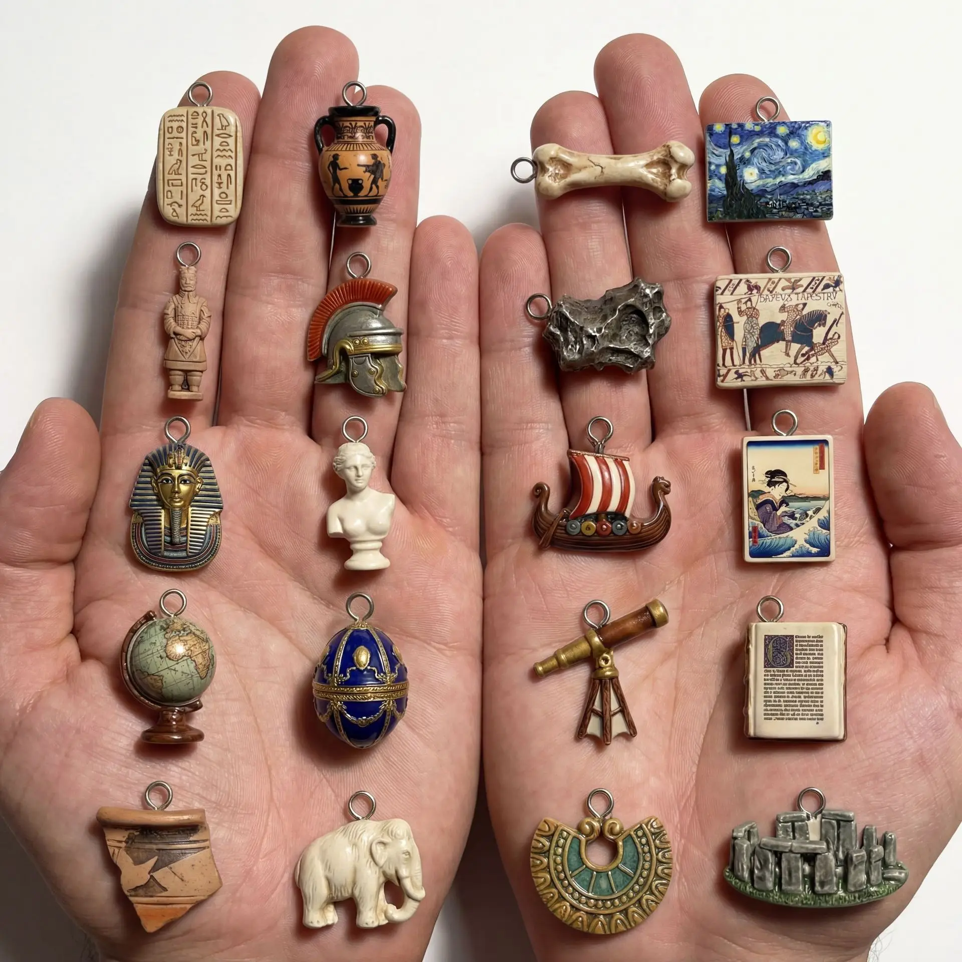 Mini Pendant Antique World His - Jewelry Making History recension och pris