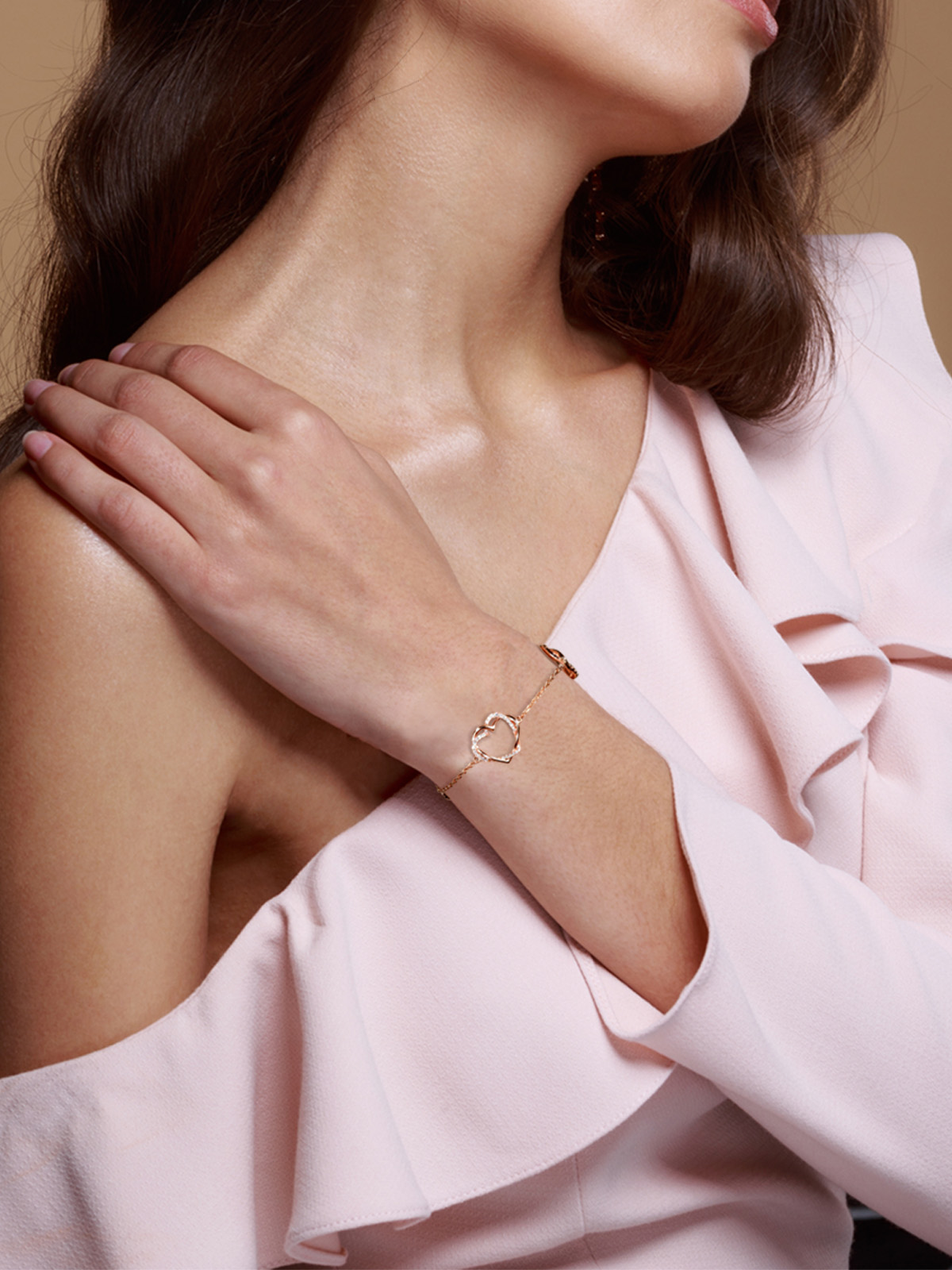 HFE Moissanite Double Hearts C - Lobster Clasp Silver recension och pris