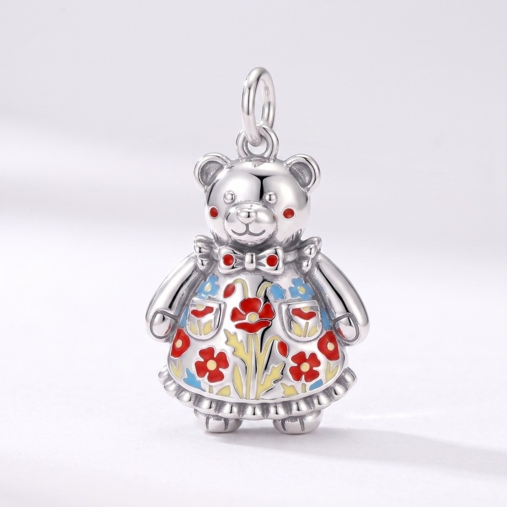 Cute Stainless Steel Cartoon P - Jewelry Making London recension och pris