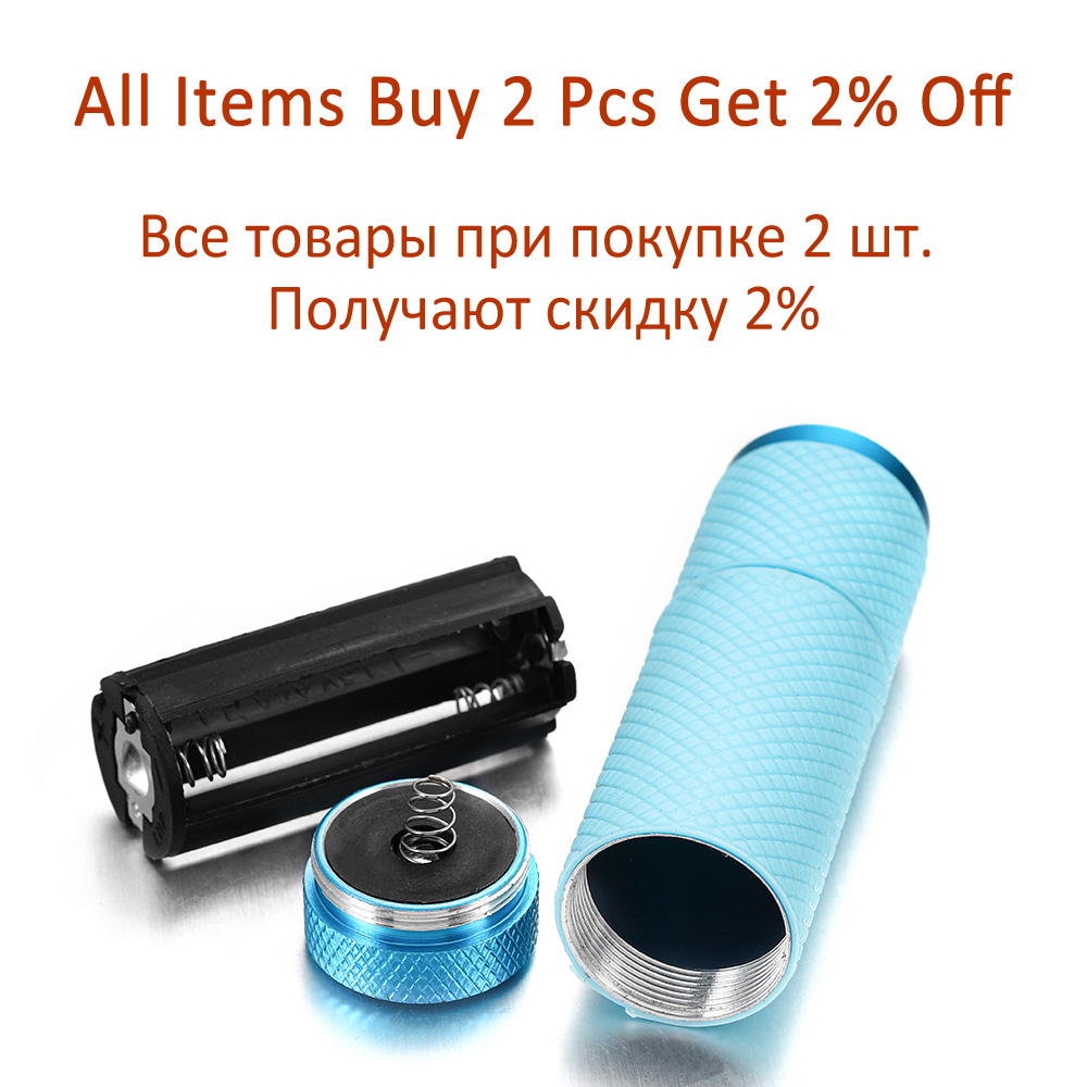 9 LED UV Flashlight Ultra Viol - Jewelry Making Torch recension och pris