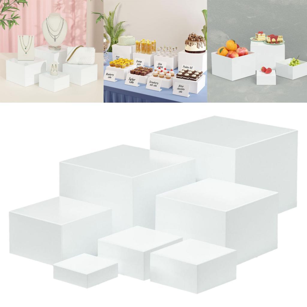 7 Pieces Acrylic Cube Display  - Jewelry Making Board recension och pris