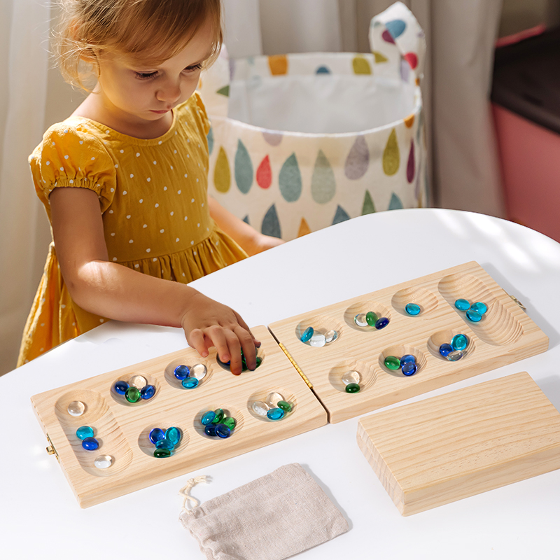 Mancala Board Game Set Family  - Jewelry Making Board recension och pris