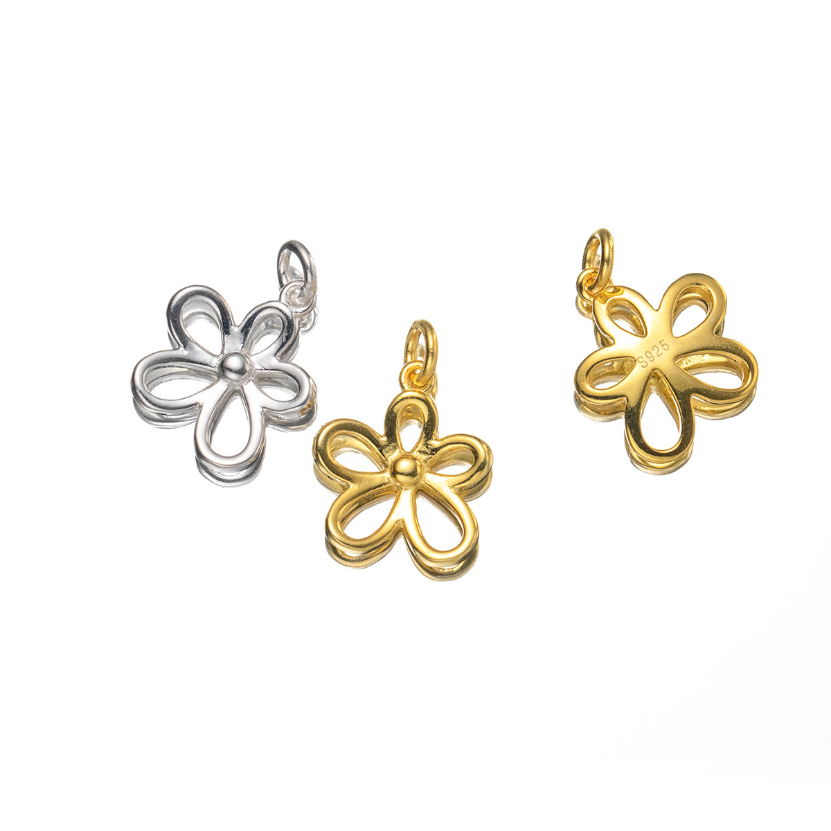 925 Sterling Silver Hollow Flo - Jewelry Making In La recension och pris