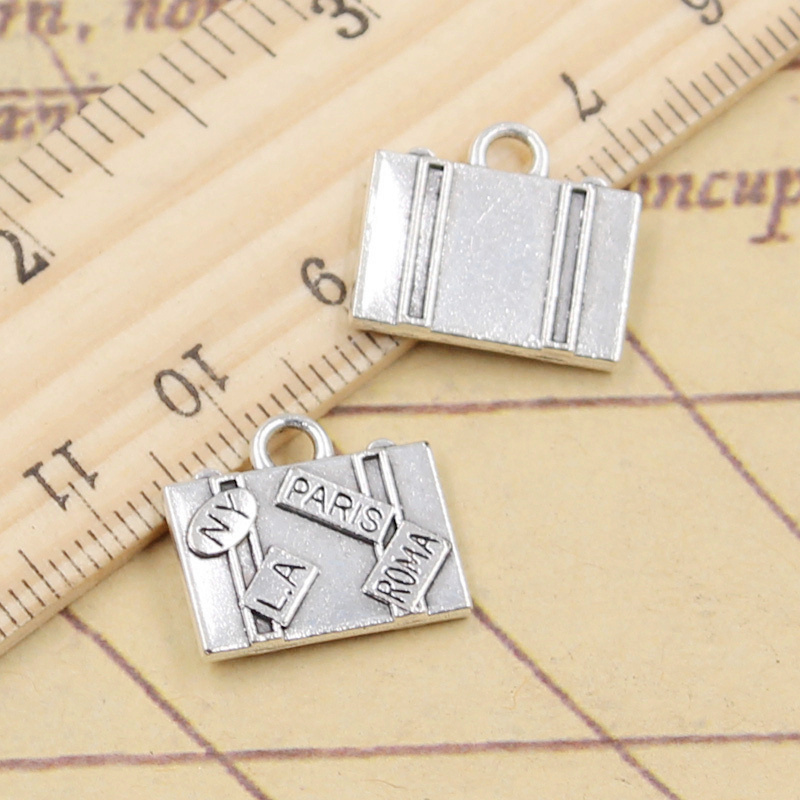 10pcs Charms Travel Bags New Y - Jewelry Making In La recension och pris