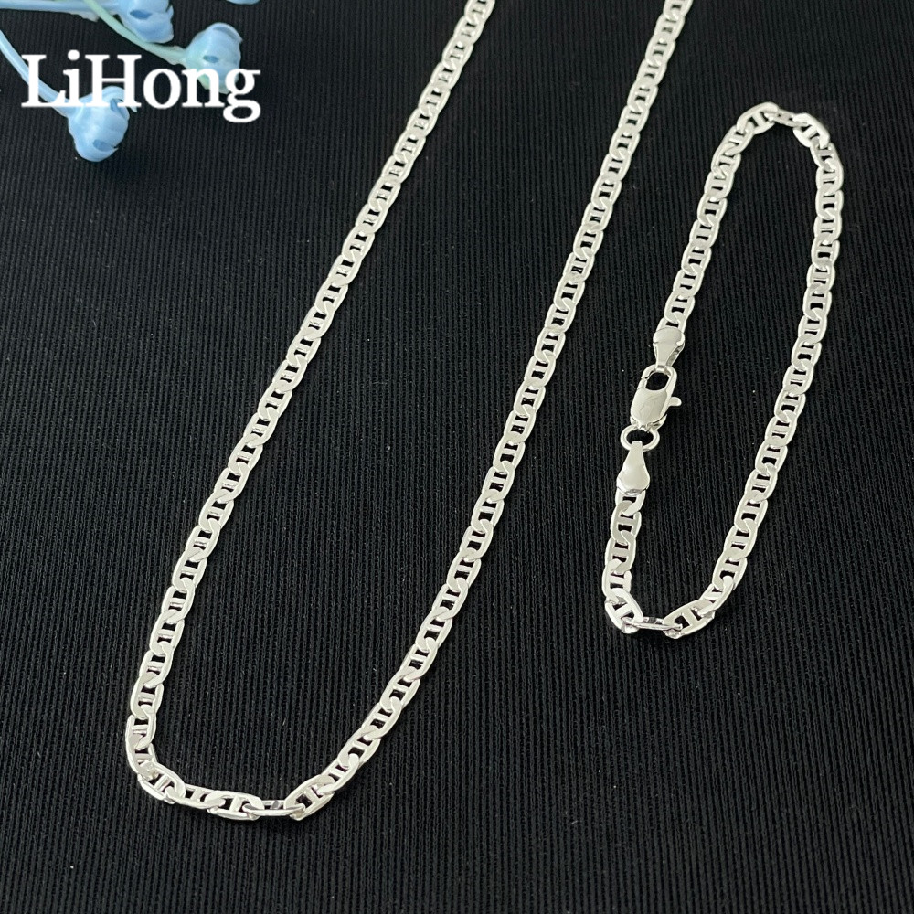 LihongWholesale Men's 925 Ster - Lobster Clasp Silver recension och pris